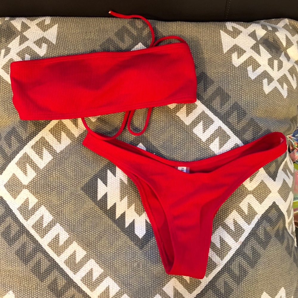 Red bikini